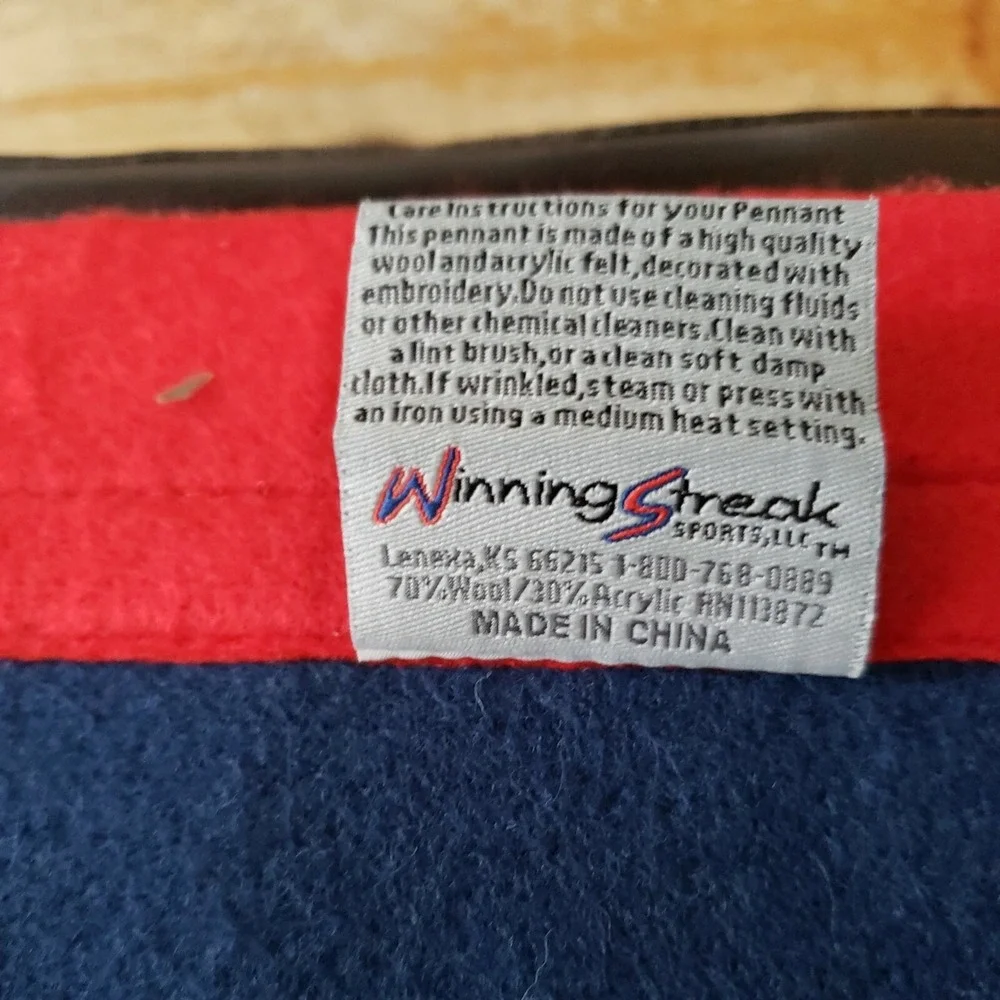 Boston Red Sox World Series Champions Winning Streak Wool Blend large Banner‎